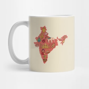 India Map Mug